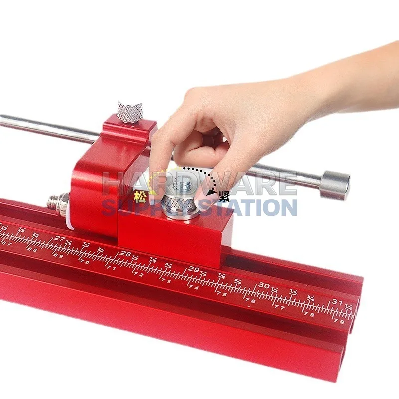 Riel Guía Paralelo Auxiliar para Apertura de Placas de Carpintería, Apto para Sierra Circular Makita / Festo / Triton, Máquina de Grabado