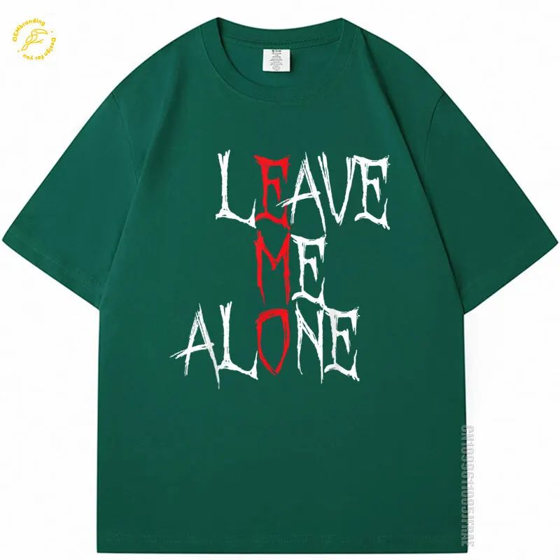 

Leave Me Alone Emo Clothes Emocore Fun Music Fan Tshirt Hot Tee Man Oversized T-Shirt O-neck Shirts For Men Canada Chic Clothing