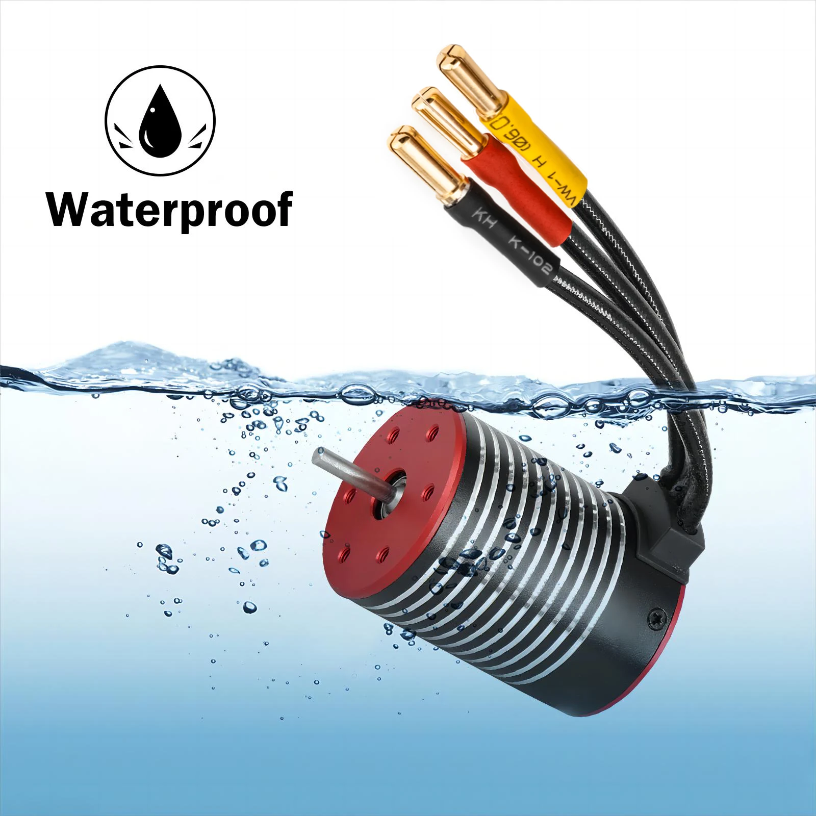 RCXAZ RC 2838 มอเตอร์ไร้แปรงมอเตอร์กันน้ําสําหรับ 1/10 1/12 RC Axial Traxxas TRX4 RC Creeper Racing Dirt Bike