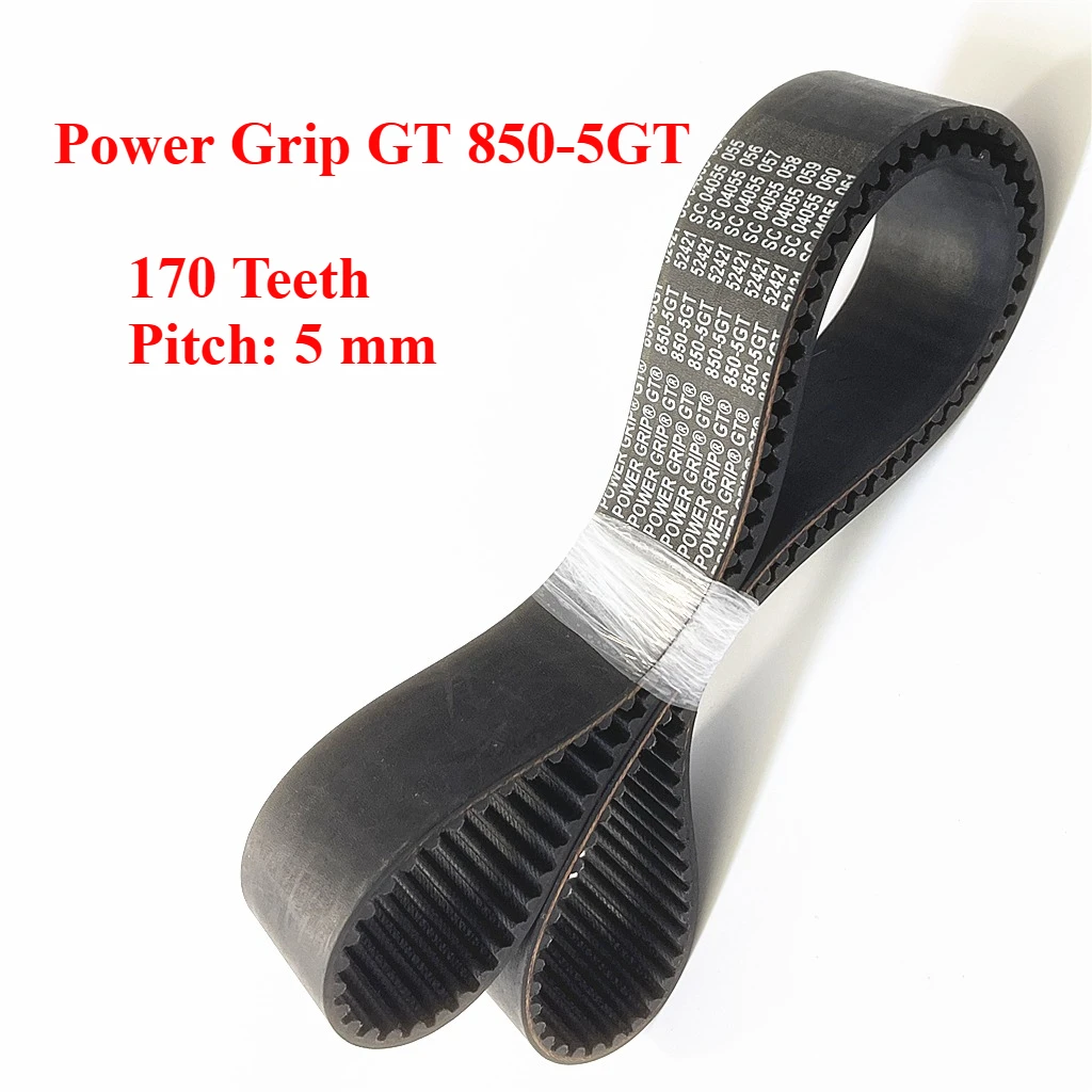 Power Grip GT 850-5GT 170 Teeth Pitch: 5 mm Timing Belt  Robot 3D Printer Engraving Machine Centrifuge Neoprene Drive Belt