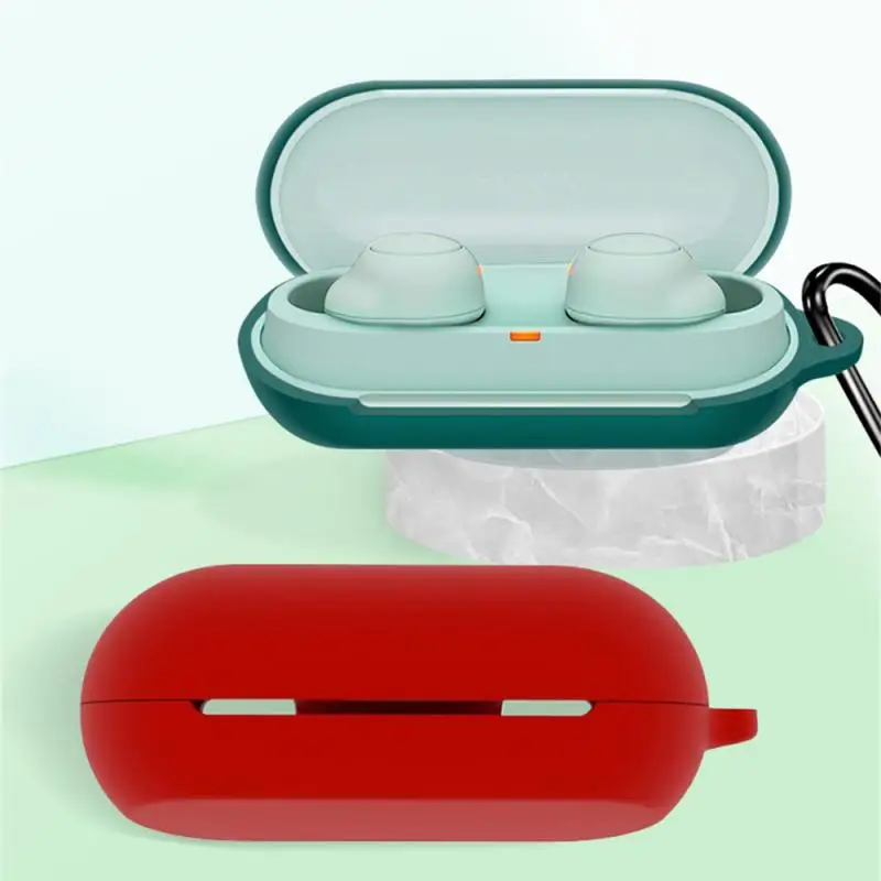 Earphone Protective Case For Sony WF-C500 Bluetooth Headset Protective Cover For Sony Silicone Earphone Case