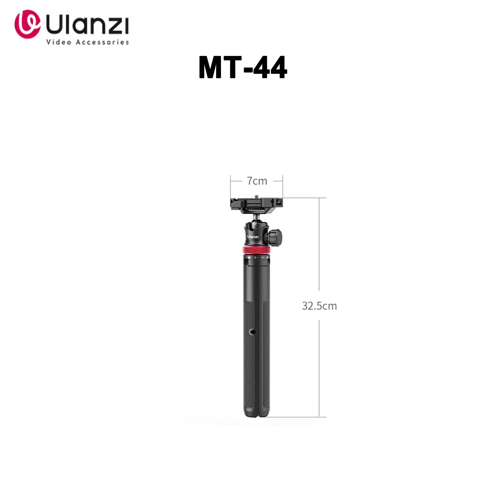 

Original Ulanzi MT-44 Phone Tripod Portable Extendable Mini Tripod Stand With Universal Phone Mount For Stable Live Stream