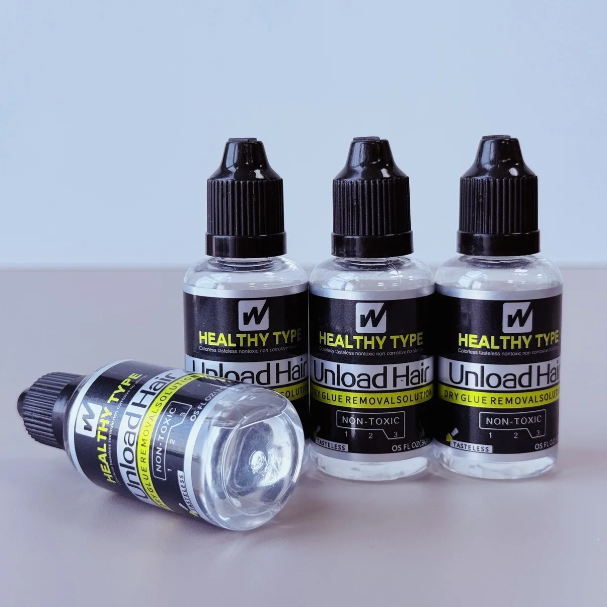 1/2/3/4 pçs ultra hold removedor de cola peruca removedor de cola walker fita removedor de cola conjunto cola de renda à prova dwaterproof água removedor de extensão do cabelo