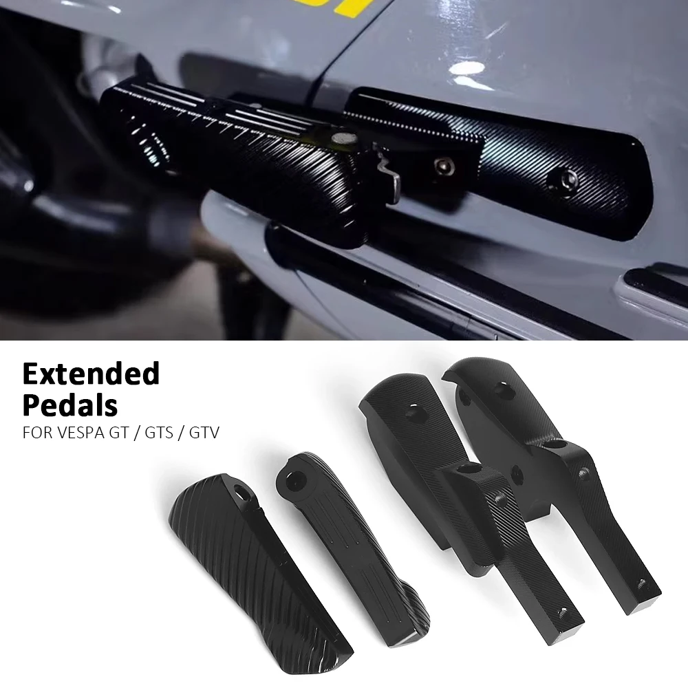 Motorcycle Footrests Foot Rests Pegs Rear Pedal for VESPA GTS300 GTS250 GT60 GT GTS GTV 125 200 250 300 300 60