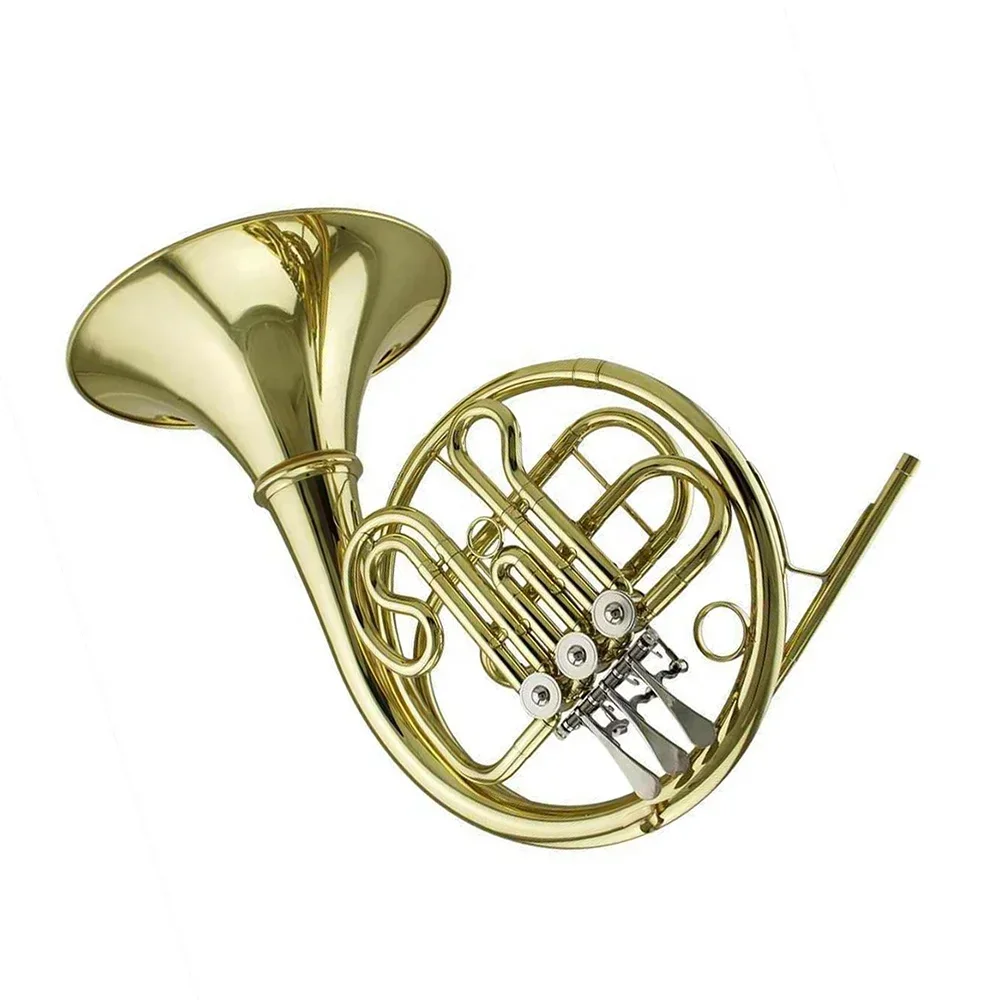 Seasound Direct Cheap Bb 3 Key Single Gold French Horn JYFH934