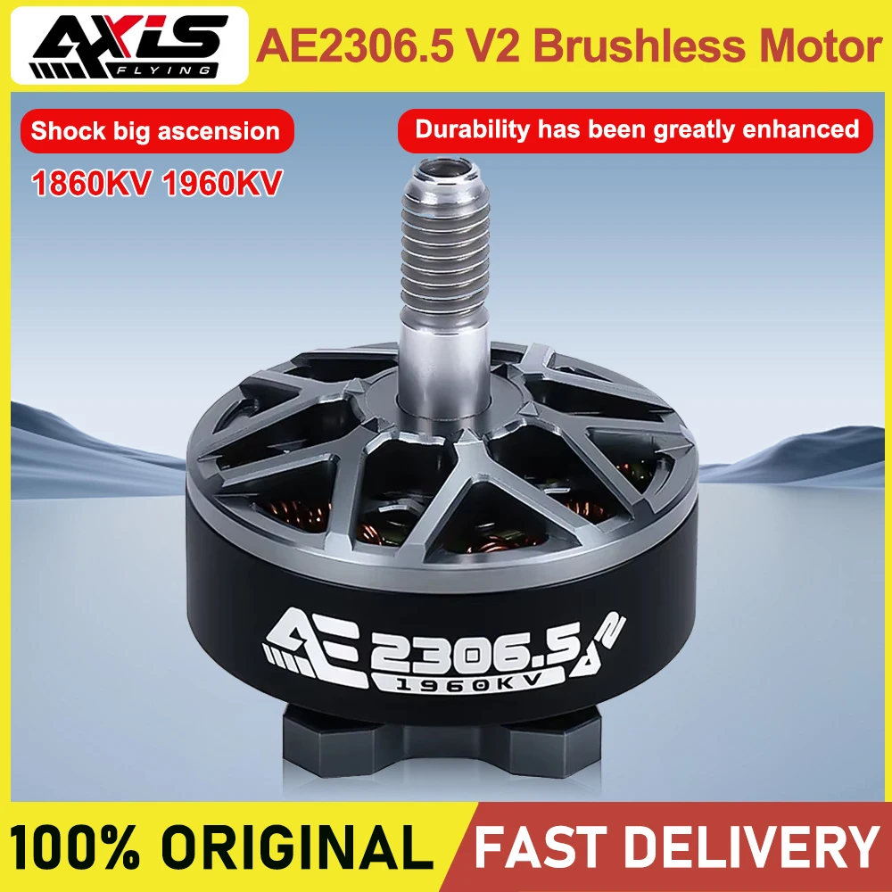 AXISFLYING AE2306.5 V2 Brushless Motor 1860KV 1960KV 6S Compatible with 5inch Flower Fly Traversing Drones 5mm