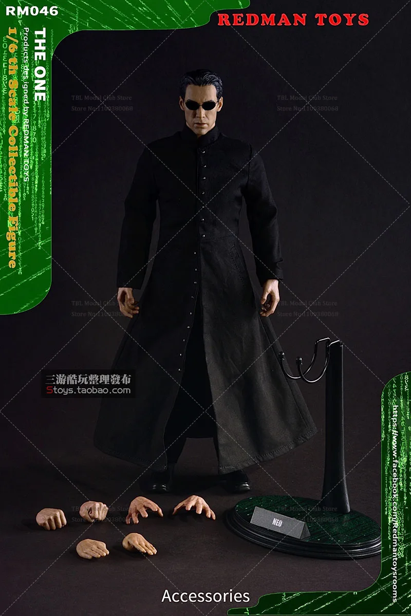 Auf Lager REDMAN RM046 1/6 Scale Collectible The Matrix Wake Up Neo 12 Zoll Male Solider Action Figure Modell Spielzeug für Fans
