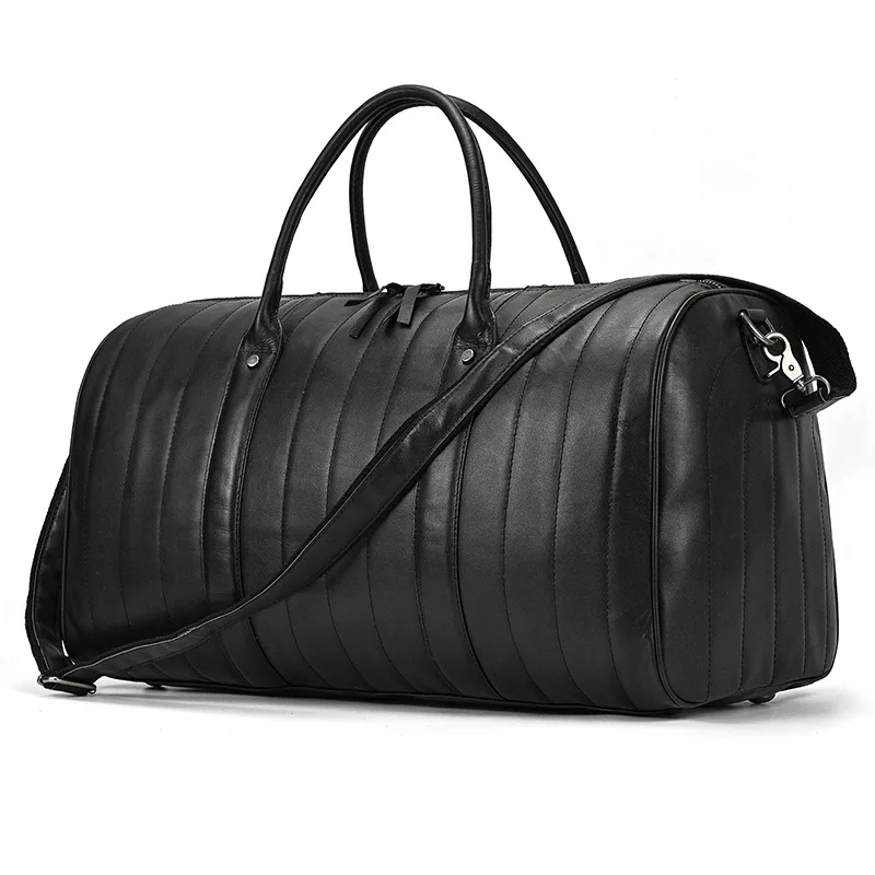 

Leather Large Capacity Travel Bag Crazy Horse Leather Portable Fashion Casual Fitness Luggage Bag Men's One Shoulder Oblique