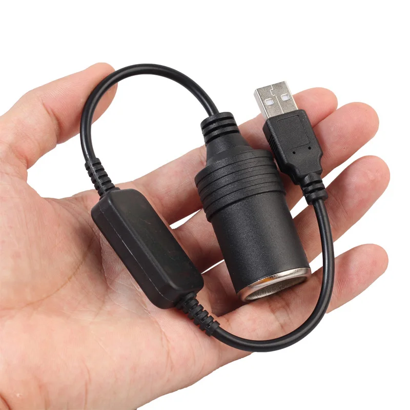 NEW 5V 2A USB To 12V Cigarette Lighter Socket USB Male to Female Cigarette Lighter Adapter Converter Car Electronics Accessories view 6