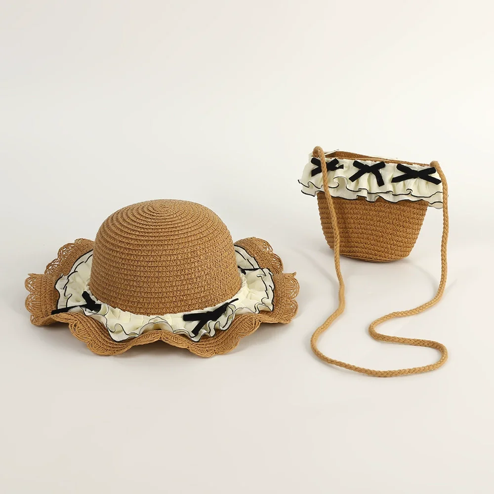 Girls' Summer Straw Hat sun hat Outdoor Travel Sun Hat  UV Protection Hat comfortable beach straw hat suit кепка женск