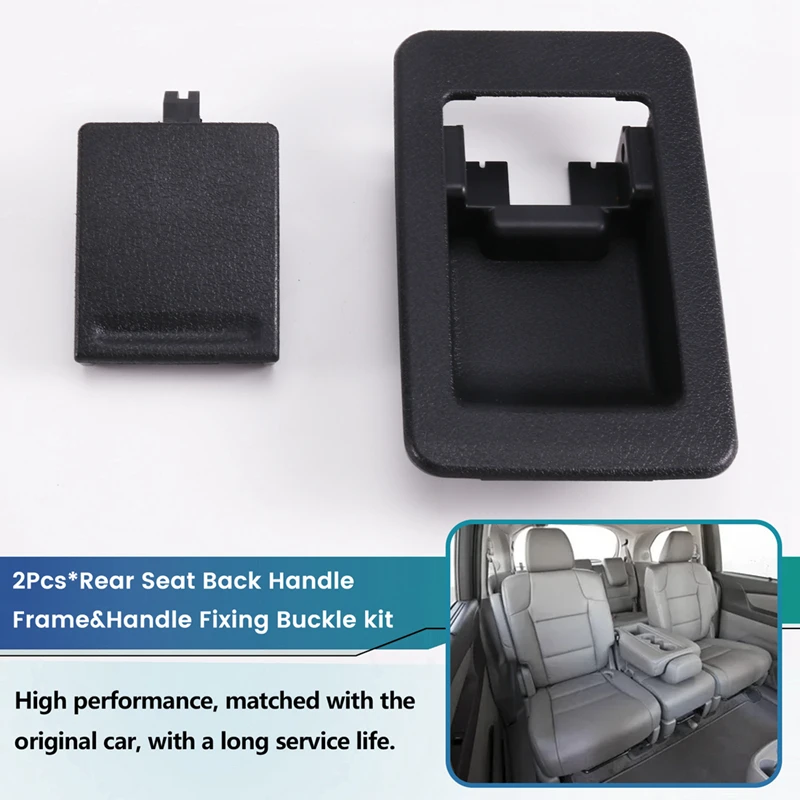 Super Sale 2pcs Rear Seat Handle Frame & Backres Adjust Button Cover for Toyota Odyssey 2.4L 13-14 82224-SFE-J02ZA/ 82227-SFE-J0