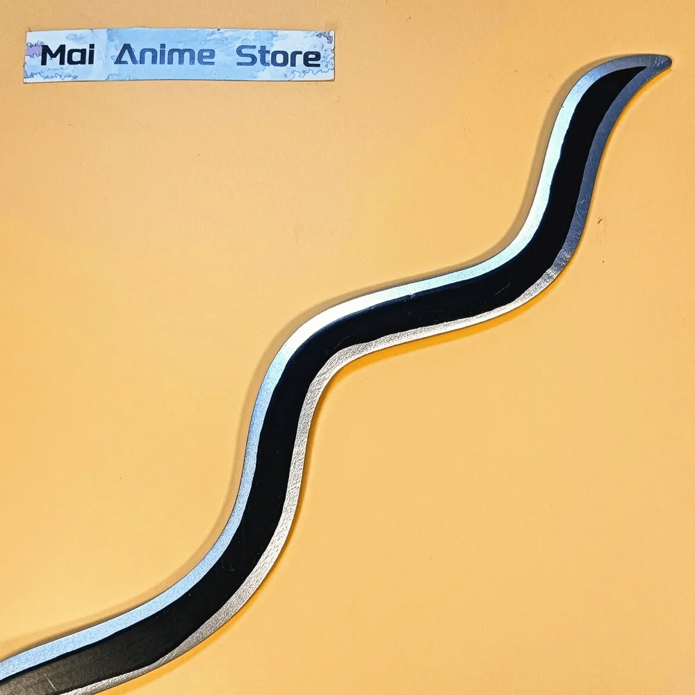 104cm 카타나 실물 크기 일본 카타나 사무라이 검 모델 중세 칼 검 검은색 칼 애니메이션 코스프레 소품 칼 날이 없는 장난감 선물