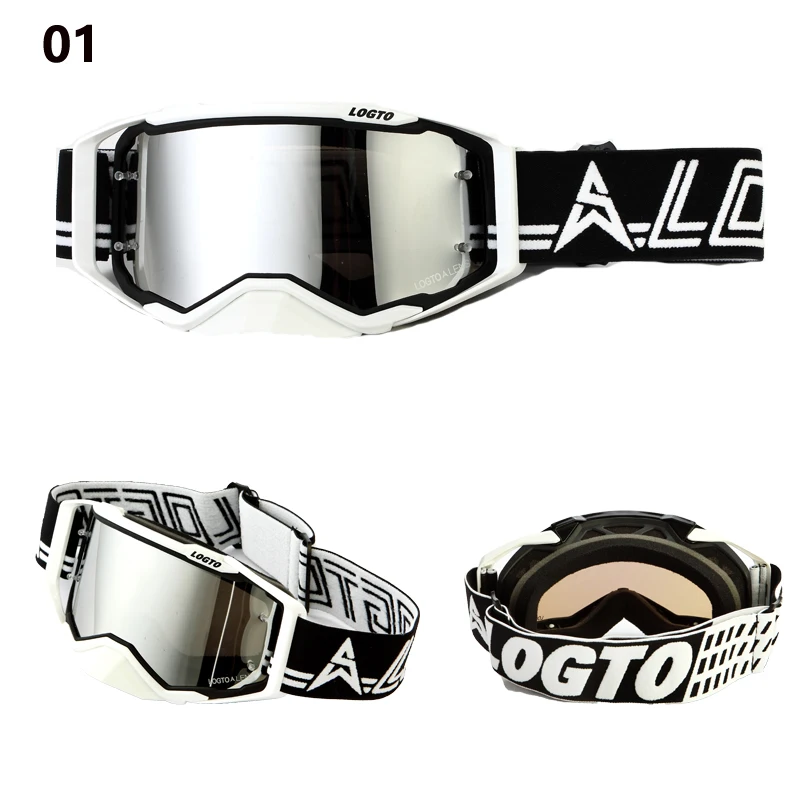 2024 Newest LOGTO Motorcycle Sunglasses Motocross Safety Protective MX Night Vision Helmet Goggles Driver Driving Glasses