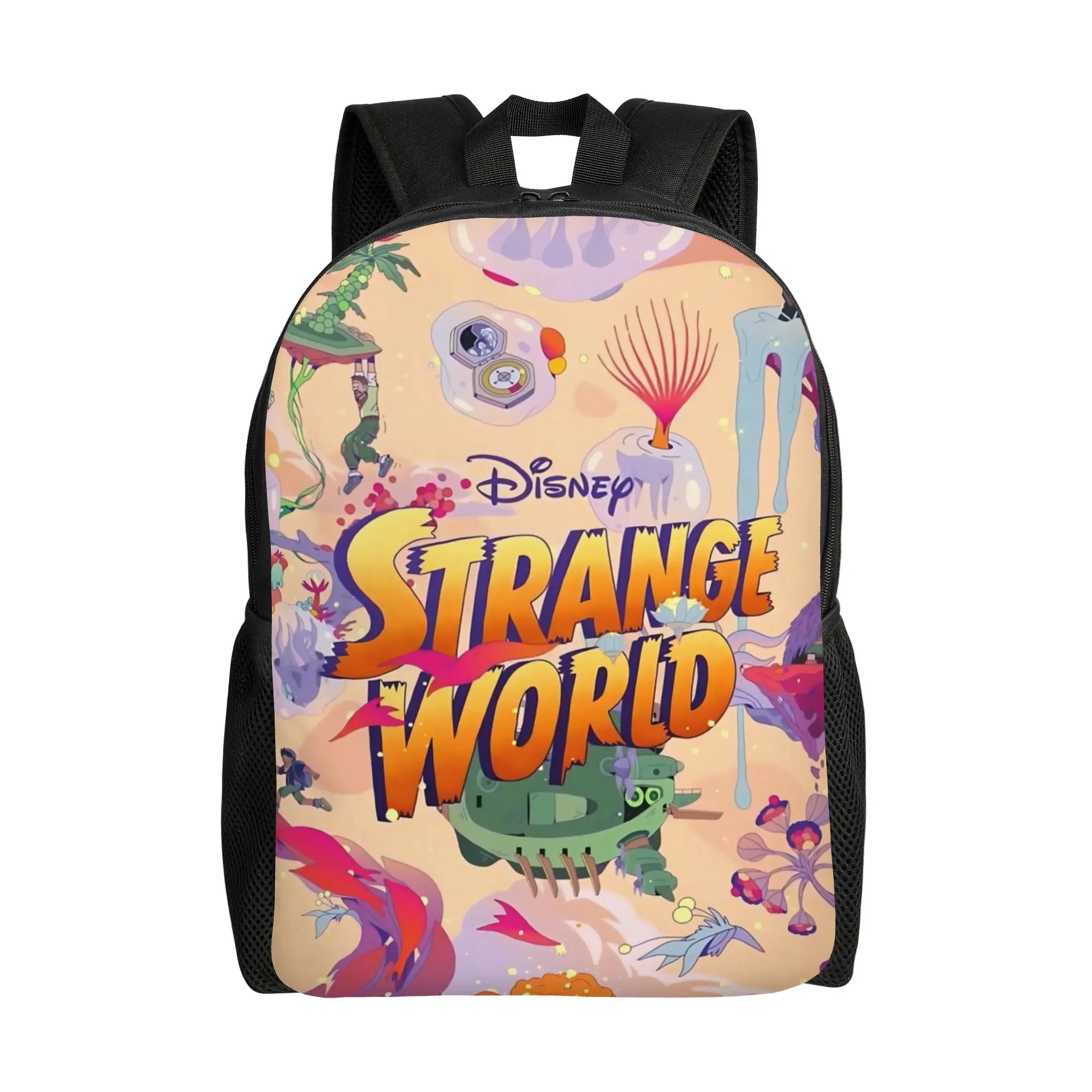 

1PC Backpack Disney cartoon Daypack Strange World New Journey Zipper Closure Rucksack