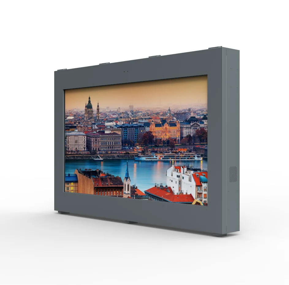 75 Inch Outdoor Waterproof Wall Mounted Android LCD TV Advertising Screen Display IP65 for Shopping Mall Animation Pro