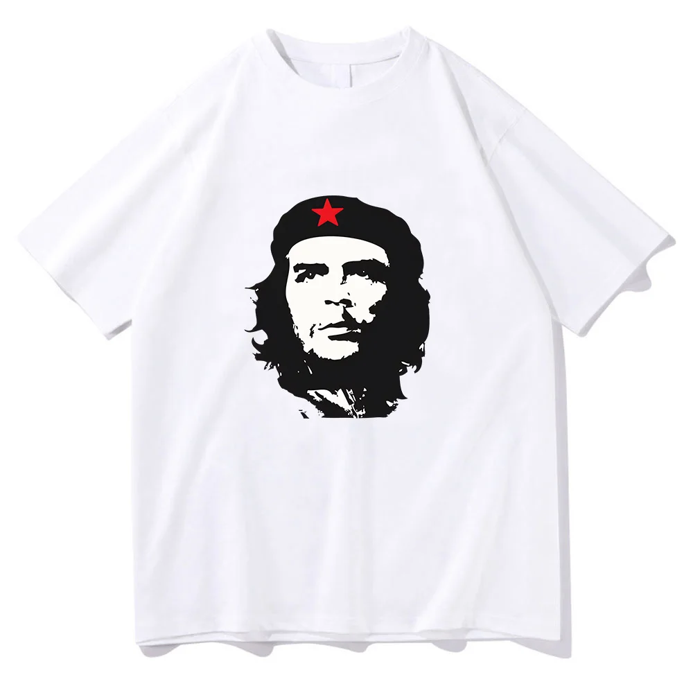 Che Guevara T-Shirt lässig Baumwolle Kurzarm T-Shirt für Frauen hochwertige Vintage-Druck T-Shirt ästhetische Kleidung Frühling