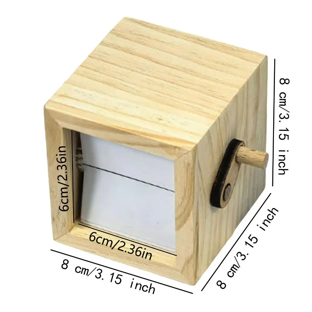 Luminous Hand Crank Photo Flip Book Frame for Easy Display