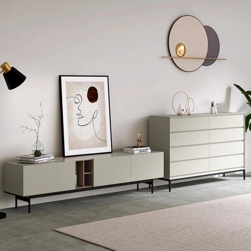 Minimalist European Tv Stands High End Designer Storage Organizer Tv Stands Universal Light Luxury Archivadores Salon Furniture