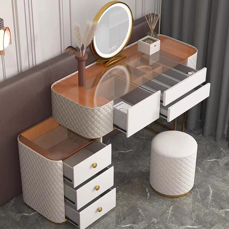 

Headdresses Dressers Dressing Table Makeup Vanity Cabinet Comfortable Mirrors Dressing Table Toiletries Penteadeira Furniture