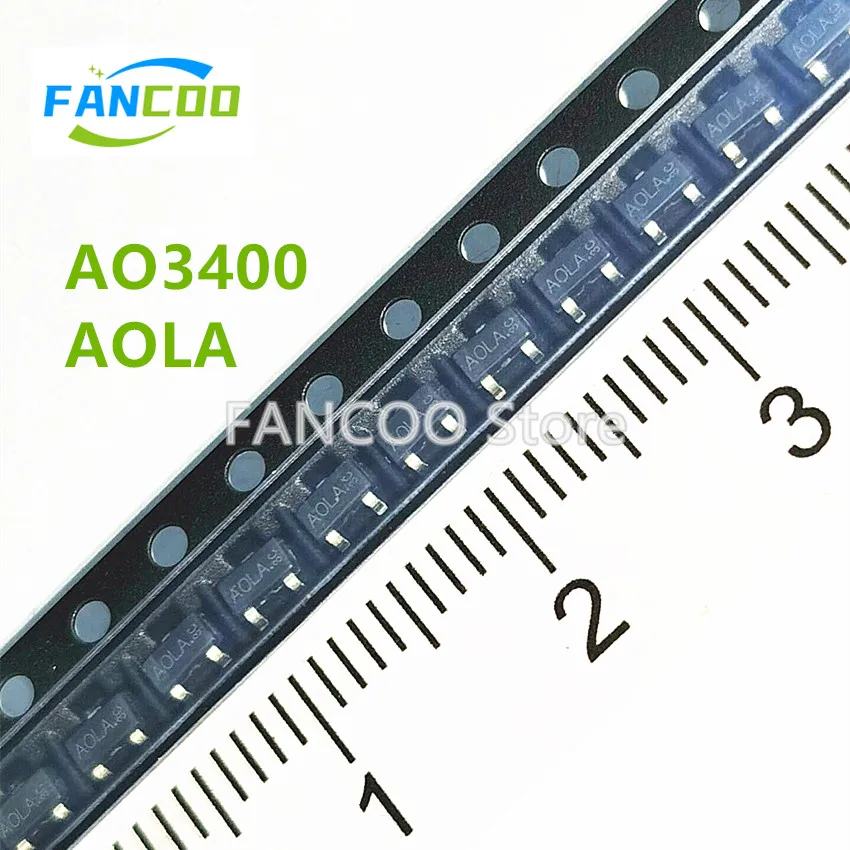 10PCS AO3400 marking AOLA AO3401 AO3402 AO3407 AO3424 AO3413 AO3415 AO3414 AO3416 AO3420 SOT-23 Field Effect Transistor A0LA