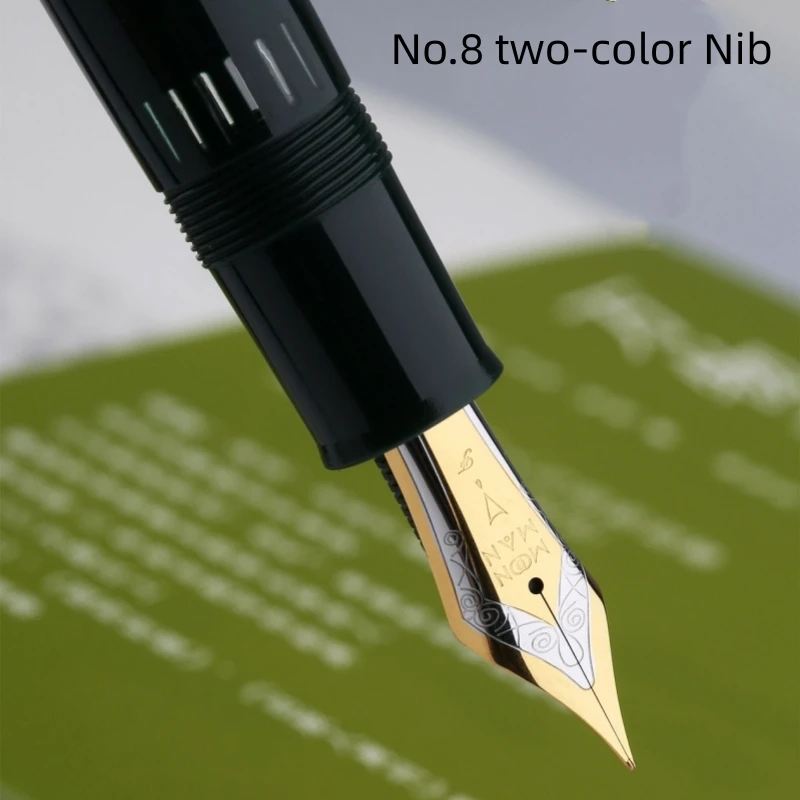 Majohn P141 مكبس نحاسي حامل كبير قلم حبر رقم 8 F بنك الاستثمار القومي حبر بصري نافذة تصميم مدرسة مكتب الكتابة أقلام الهدايا PK MB 149 #4