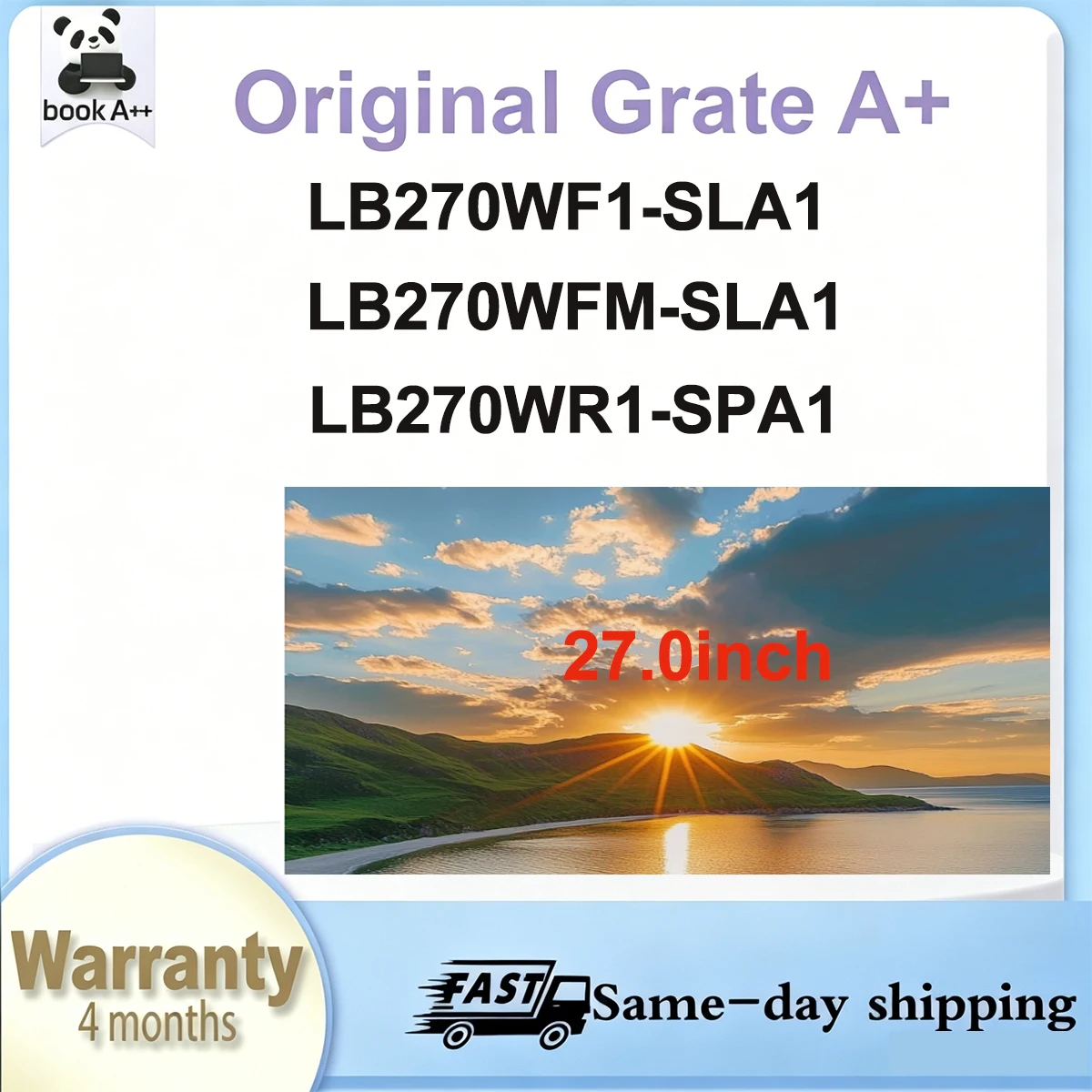 Original New A+27"IPS LCD Screen Medical Imaging LB270WF1 SLA1 LB270WFM SLA1 LB270WR1 SPA1