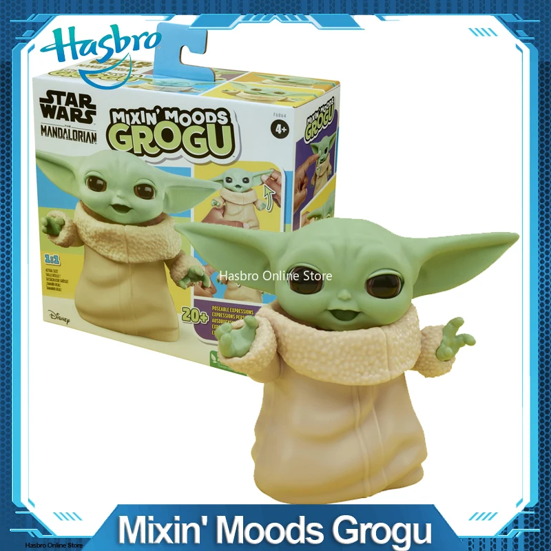 Hasbro STAR WARS Mixin' Moods Grogu, 20+ Poseable Expressions, 5-Inch-Tall Grogu Toy, Toys for 4 Year Old Boys & Girls F6864