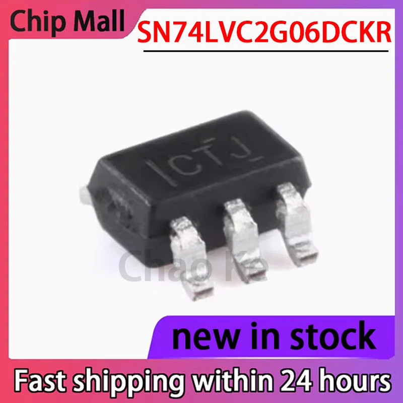 10PCS SN74LVC2G06DCKR Package SOT-363-6 2-channel Inverter Chip