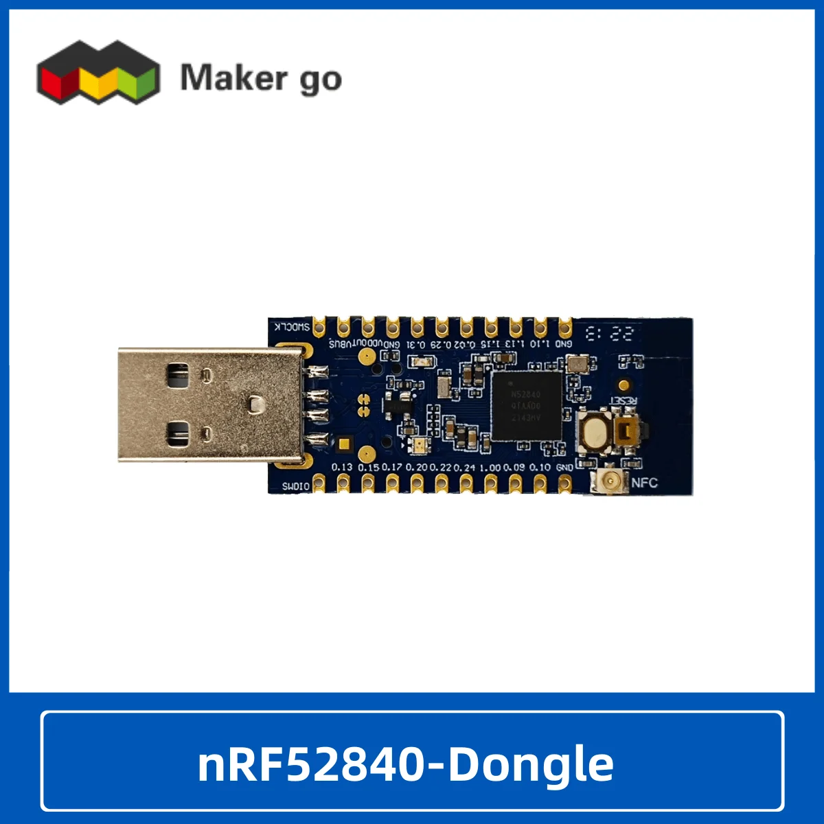 Module de carte de développement USB Dongle Eval NRF52840, prend en charge nRF allergique au lieu de PCA10059