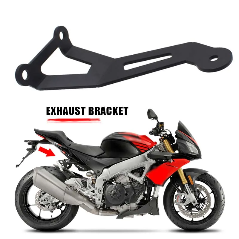 

Motorcycle Exhaust Hanger Bracket For Aprilia RSV4 TuonoV4 RS V4 2021 2022 Rear Foot Pegs Footrest Blanking Plate