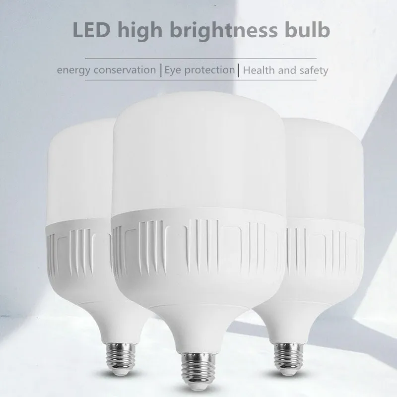 Pop New LED Bulb E27 B22 Energy Saving LED Bulb Light Lamp 220V 5W - 80W Cool White / Warm Yellow Led Light Lamp