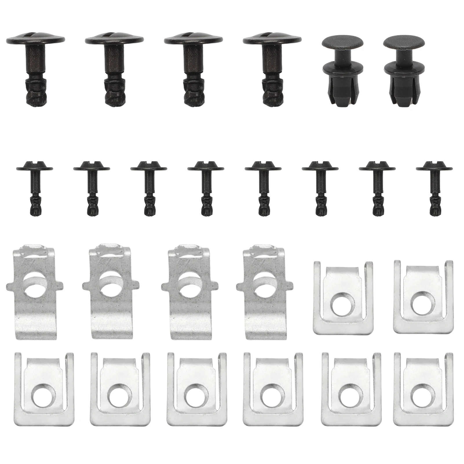 Engine Underbody Repair Clips Engine Protection Cover Mounting Clip Engine Cover Sheet Metal Nut Screws Clips for A4 B8 A5 8T Q5