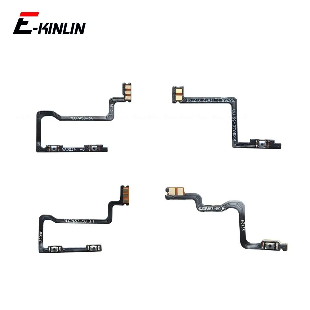 Switch Power ON OFF Key Mute Silent Volume Button Ribbon Flex Cable For OPPO A55 A55s A56 A57 A57s A58 A58x Replacement Parts