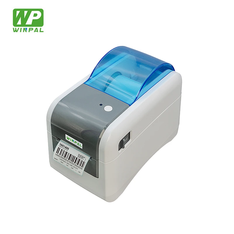 Winpal WP-P2 2 Inch 152mm/s Desktop Barcode Wristband Printer 300 DPI Wifi Thermal Label Printer For Hospital Medical