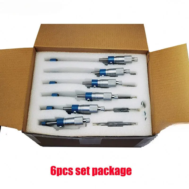 6 шт. 3 шт. 4 шт./компл. измерительный инструмент, микрометры с твердосплавными напайками, диапазон 0-150 мм с наружной окрашенной рамой, аксессуары для станков