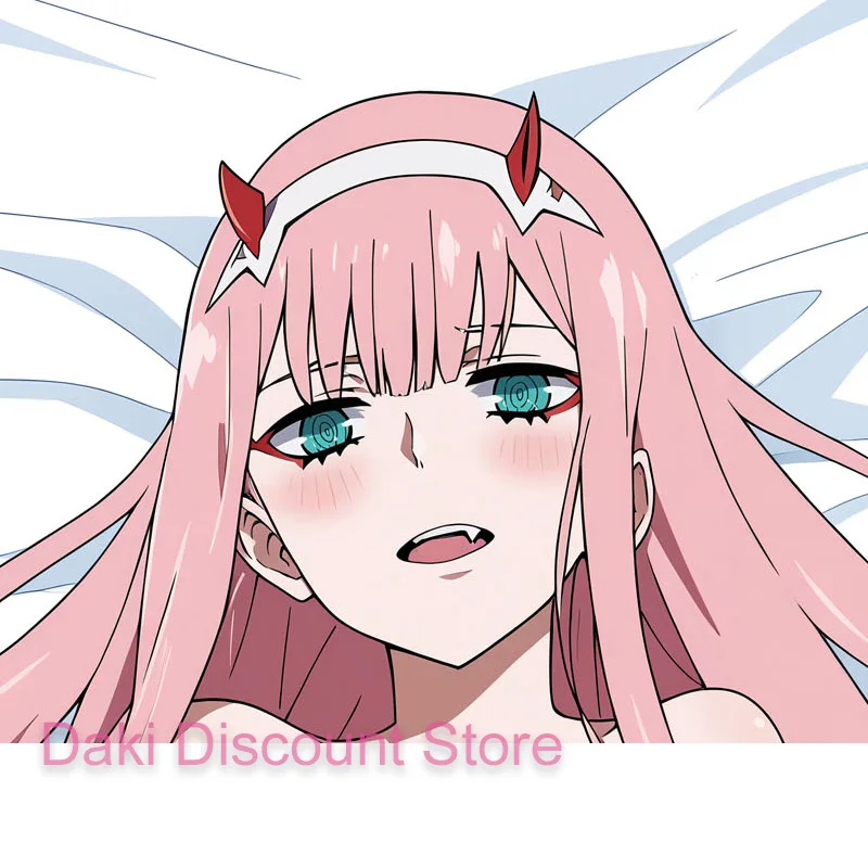Dakimakura Anime Zero Two Double-sided Print 2WAY Life-size Pillowcase Gift Body Pillow Cover