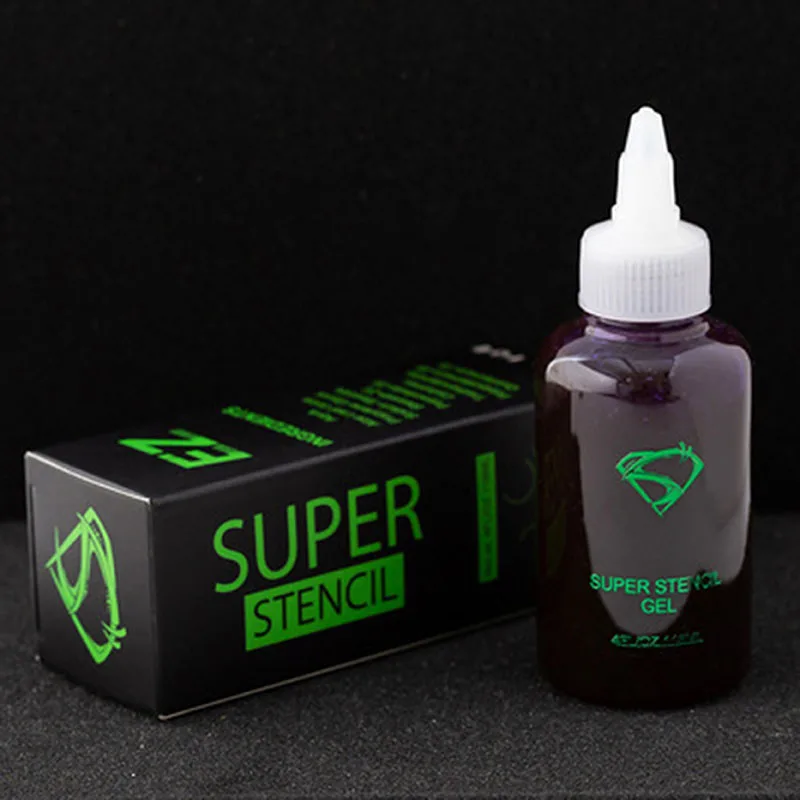 SUPER STENCILGEL Tattoo Equipment Transfer Paper Transfer Gel EZ Transfer Gel Oil 4OZ Purple Transparent 118ml/bottle