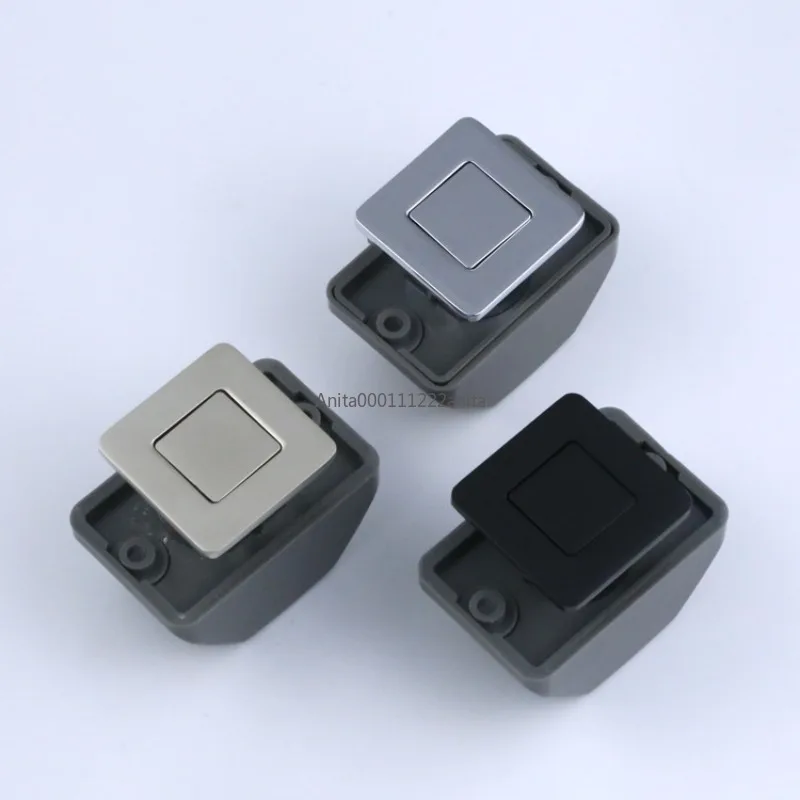 5pcs Camper Car Push Lock RV Caravan Boat Motor Home Cabinet Drawer Latch Button Keyless Furniture Door Hardware