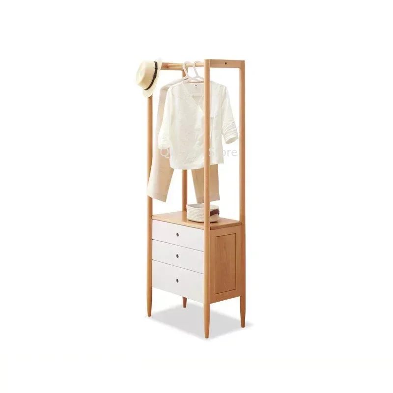 Modern Standing Floor Heavy Duty Clothes Rack Storage Hall Coat Rack Aesthetic Place Saving Perchero Home Furnitureon Sale
