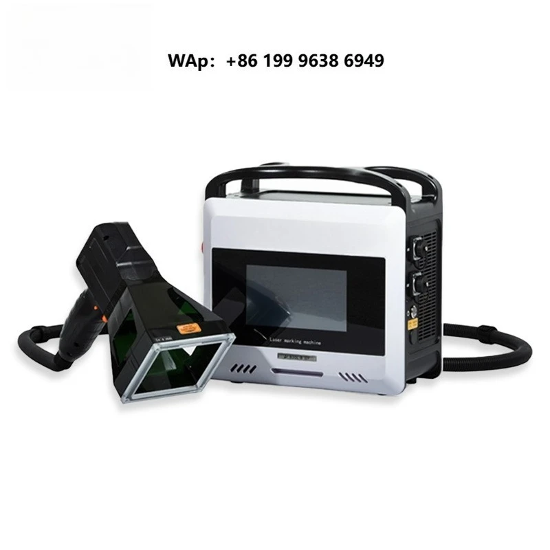 Portable Handheld Fiber  Engraving Machine 20W/30W/50W Powered Fiber  Engraving Machine for Warehouse Management