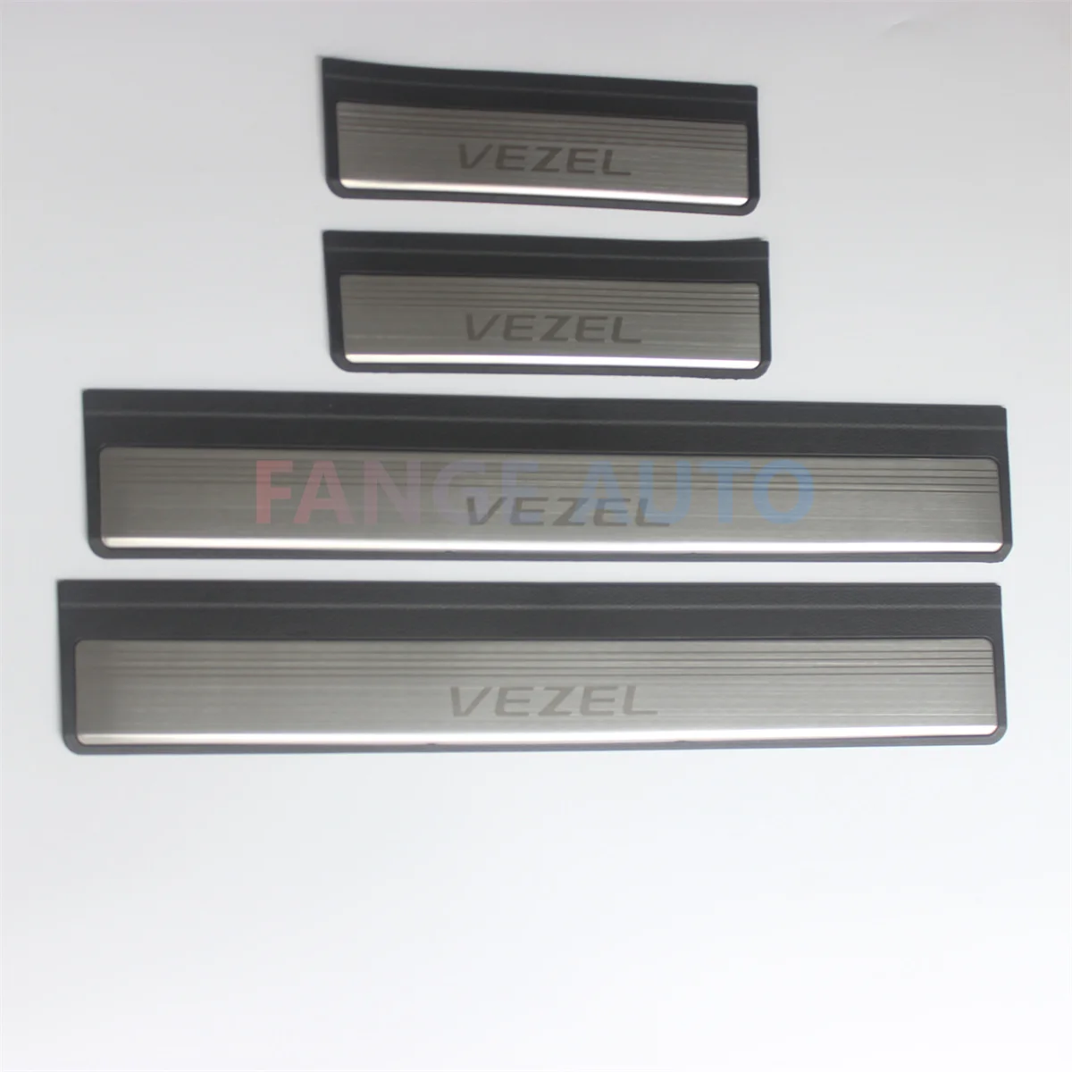 4PCS ABS Stainless Steel Door Sill Scuff Plate Auto Pedals Protector Cover For Honda Vezel 2023 2024