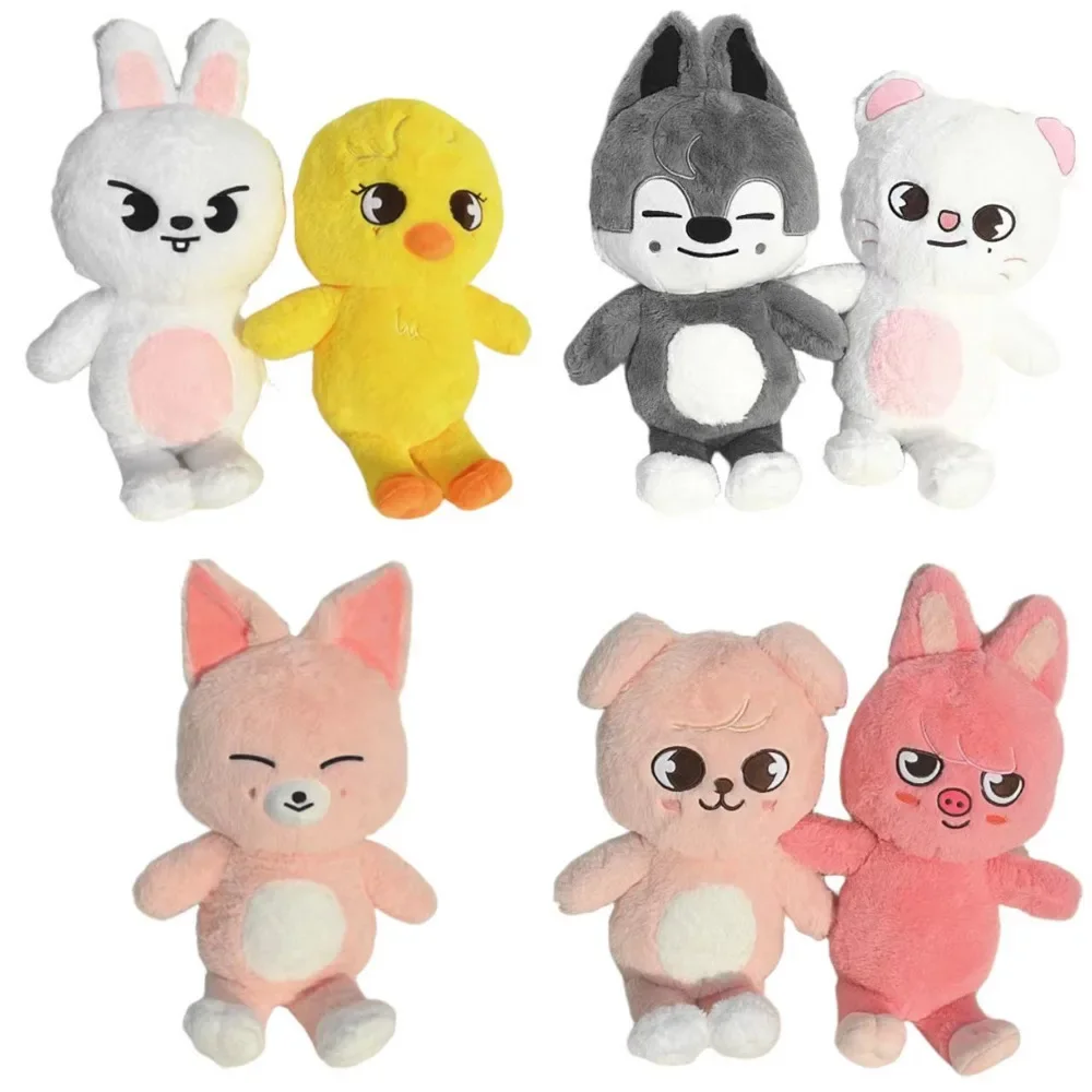 

7/50cm Kpop Plush Doll Kpop Plush Toy Plushie Merch Products Wolf Bear Foxes Stuffed Doll Stuffed Animals Soft Toy Peluches