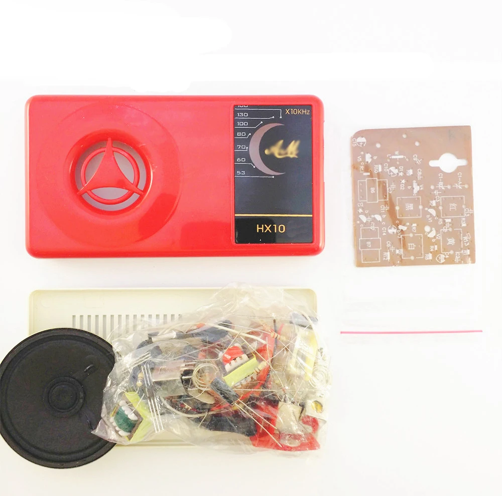 Smart Electronics HX108-2 New 7 Tube AM Radio Electronic DIY Kit Electronic Learning Kit Set