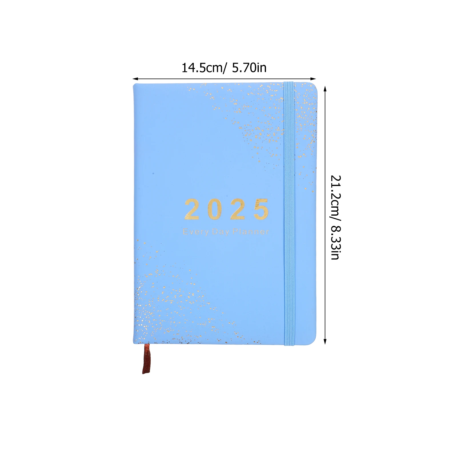 2025 Schedule Notepad Daily Planner Journal Notebook Diary Agenda Multifunction Student 365-Day Daily Planner English Notebook