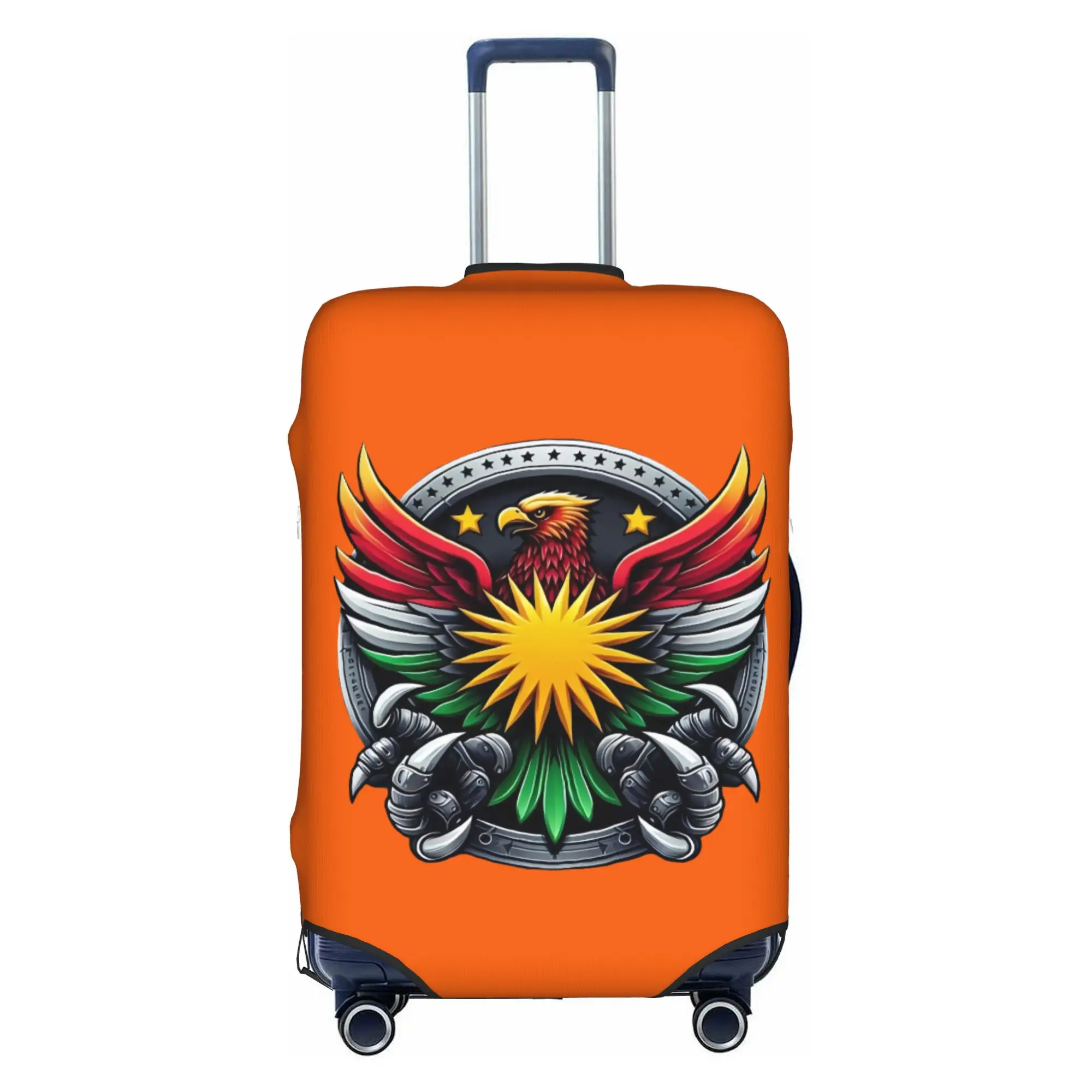 Funny kurdish kurdistan Flag  Luggage Cover Protector Elastic Special Force  Travel Suitcase Covers