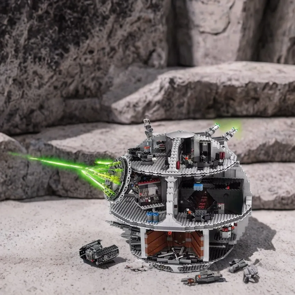 

Huge Death Star 3 Ultimate Building Blocks Building Blocks 4016pcs toys Difficult Boy Christmas Gift