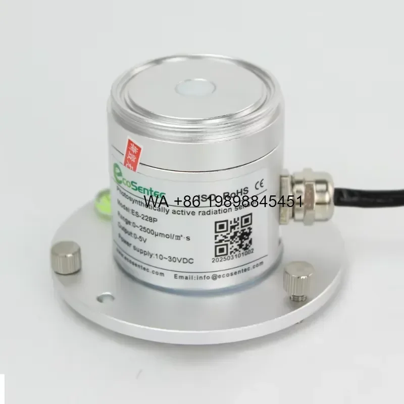 Wmwmnu for ECOSENTEC RS485 4-20mA Photosynthetic Active Radiation Solar Transmitter Meter Light PAR Sensors for Agriculture