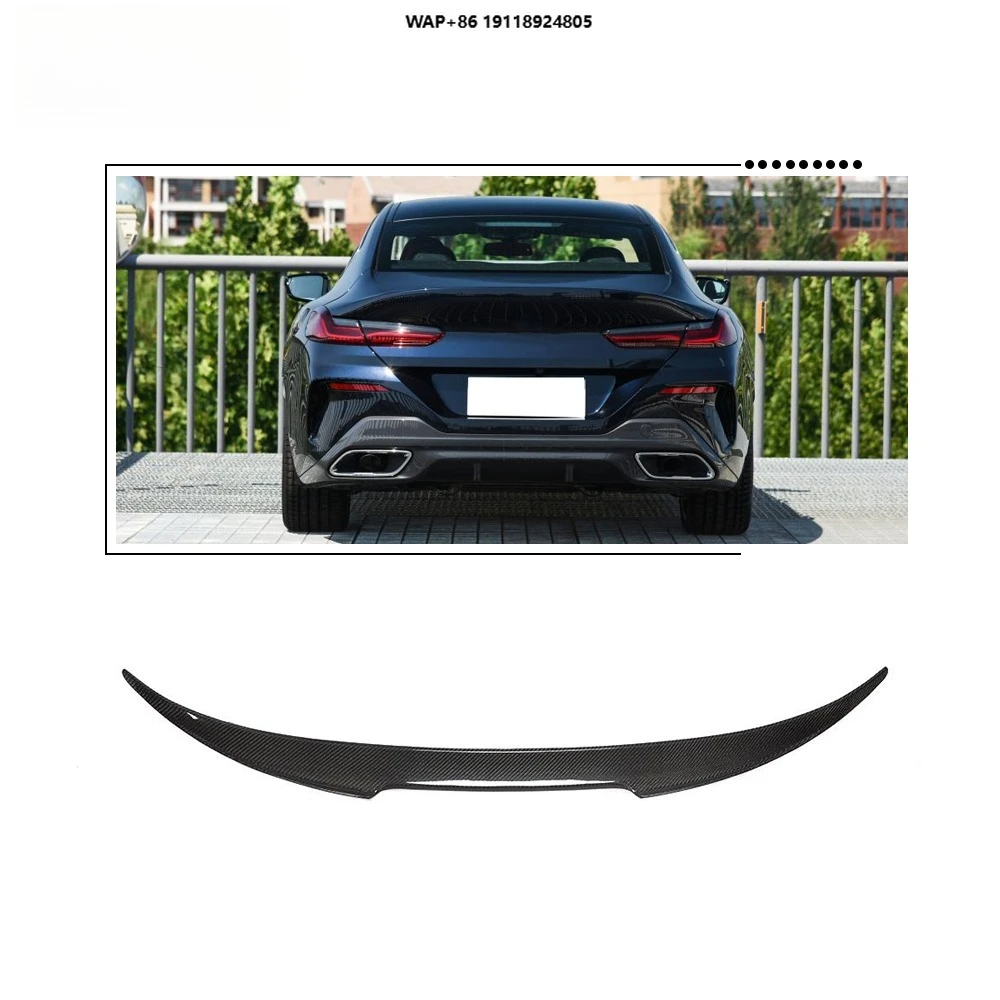 

Dry Carbon Rear Trunk Spoiler for B-MW 8 Series 840i M8 M850i G16 F93 M8 M850i 840i Gran Coupe Sedan 4-Door 2018*2023