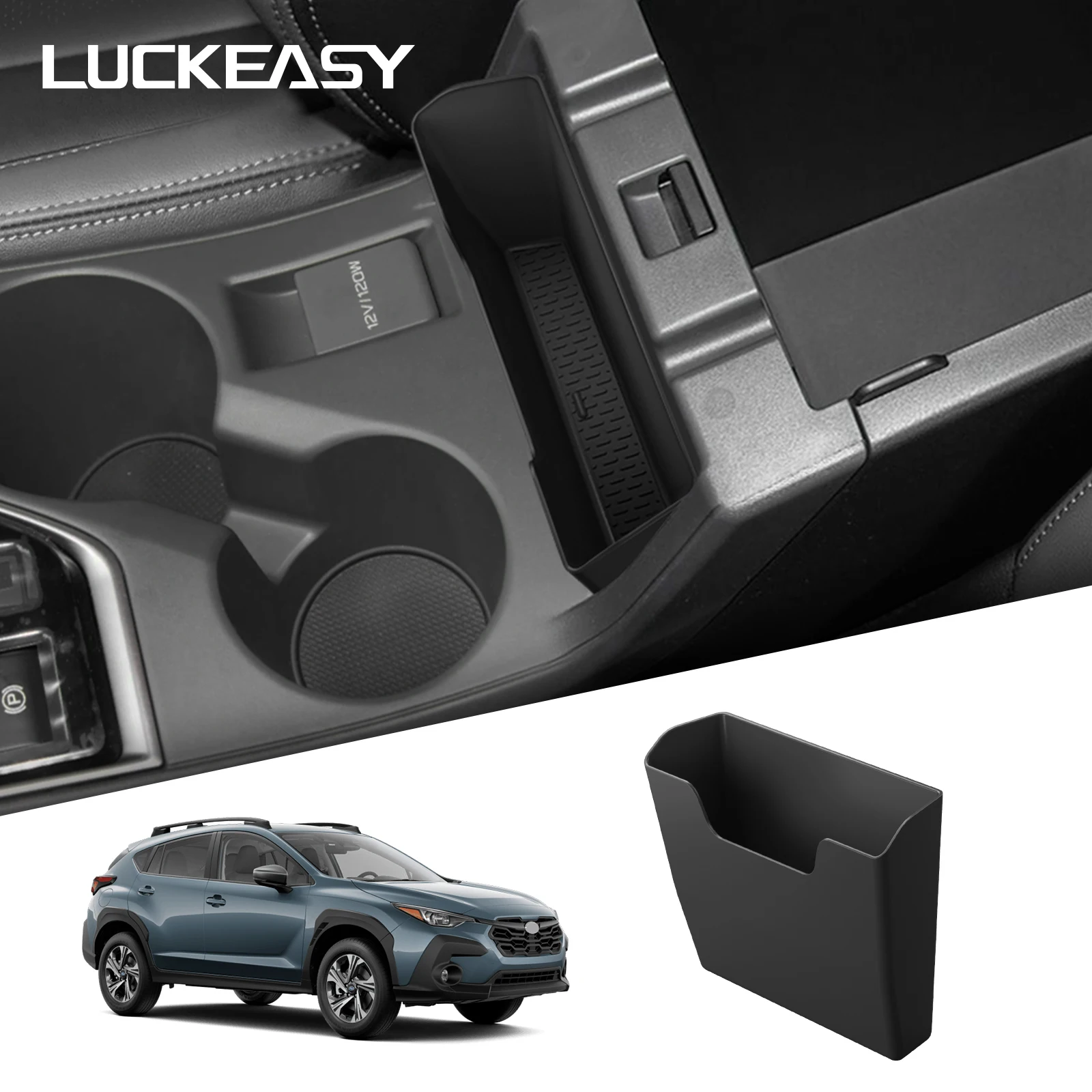 Für Subaru Crosstrek/Impreza 2025, Auto-Aufbewahrungsbox, Innenzubehör, Mittelkonsole, hängender Organizer, Aufräumungskoffer
