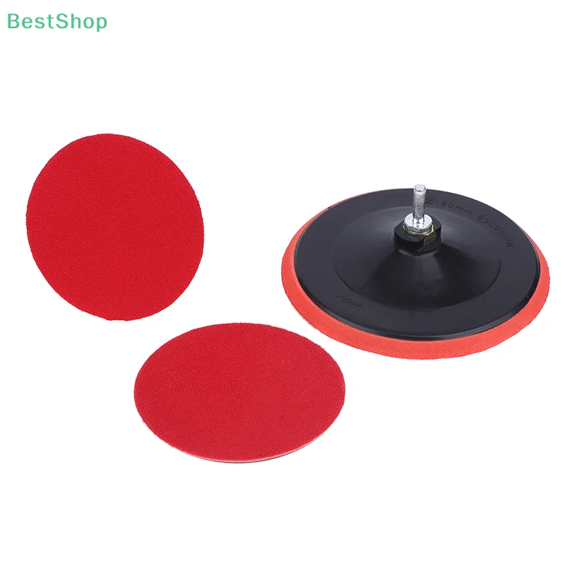 3/4/5 Inch Foam Plastic Backing Pad Sanding Disc Backer Thread Polishing Sanding Backer Plate For Angle Grinder Sander Tools